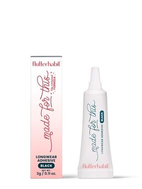 NWT FlutterHabit Made For This Black Lash Cluster Glue Adhesive 3g